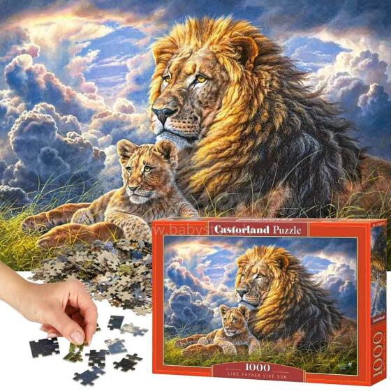 Ikonka Art.KX3702 CASTORLAND Puzzle 1000el. Nagu isa, nii poeg