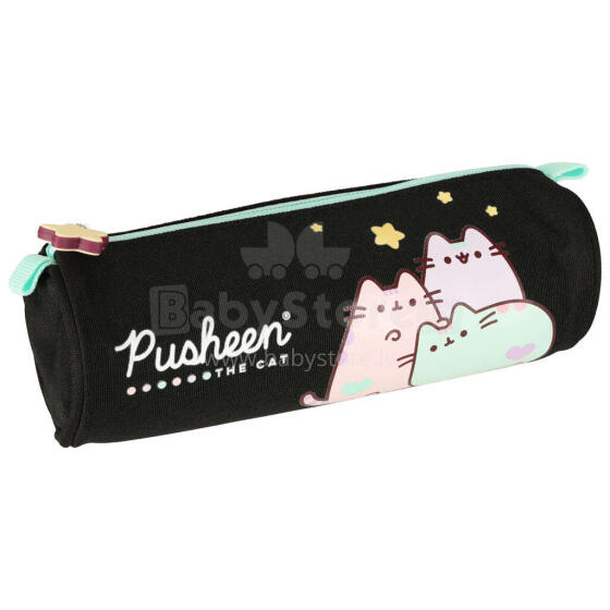 Ikonka Art.KX3765_2 Pusheen Pastel must torukujuline pliiatsikarp