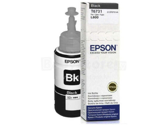 Epson T6731 Черная бутылка с чернилами 70 мл