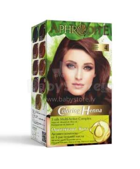 Henna juuste värvimiseks Afrodita 2x25g Nr4