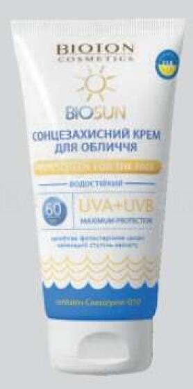 Päikesekaitsekreem Biosun 60SPF 50ml