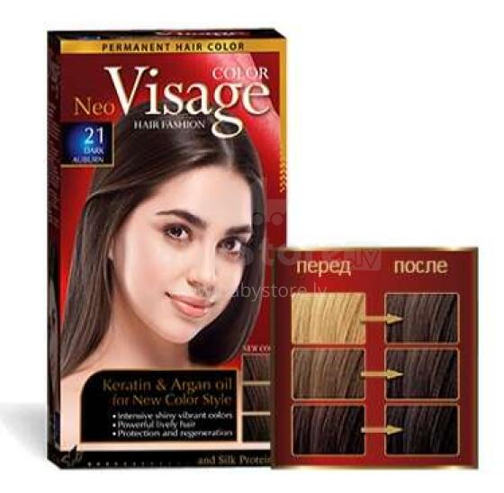 Juuksevärv Visage 21 Dark Auburn