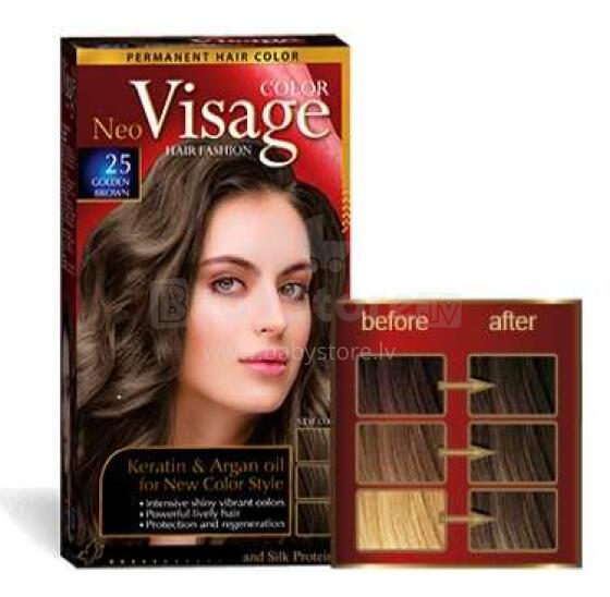 Juuksevärv Visage Visage 25 Golden Brown