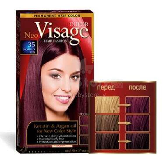 Juuksevärv Visage 35 Morello Red
