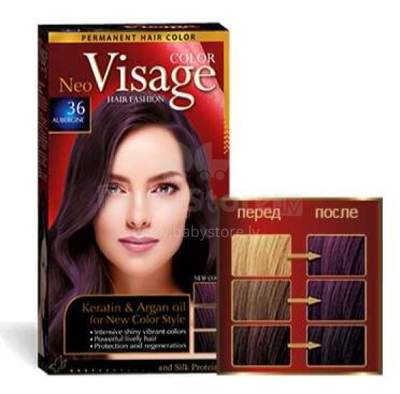 Juuksevärv Visage  36 Aubergine