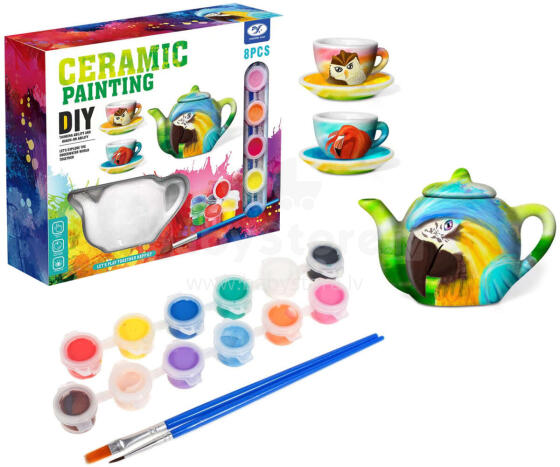 Eye Painting Tea Set