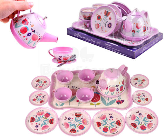 Set Of Metal Utensils Flowers 14 EL.