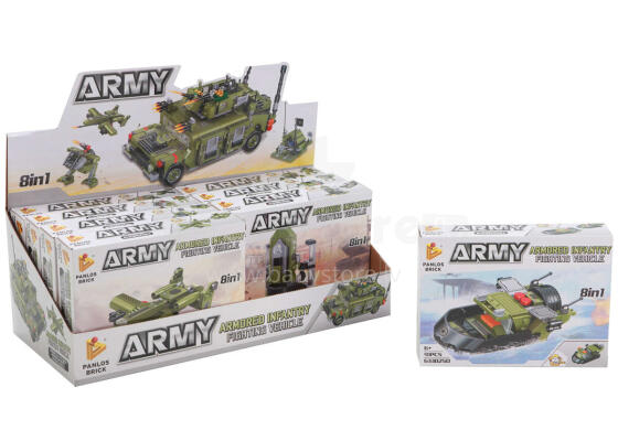 MILITĀRO TRANSPORTLİDZEK Blocks +90 VIENĪBAS