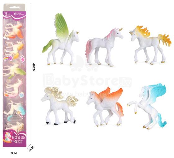 PEGASUS VIENRADŽU Zirgi, 6 kpl.