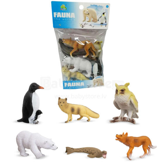 ARKTIKAS POLĀRIE DZINYAVNIEKI, 6 GABALI