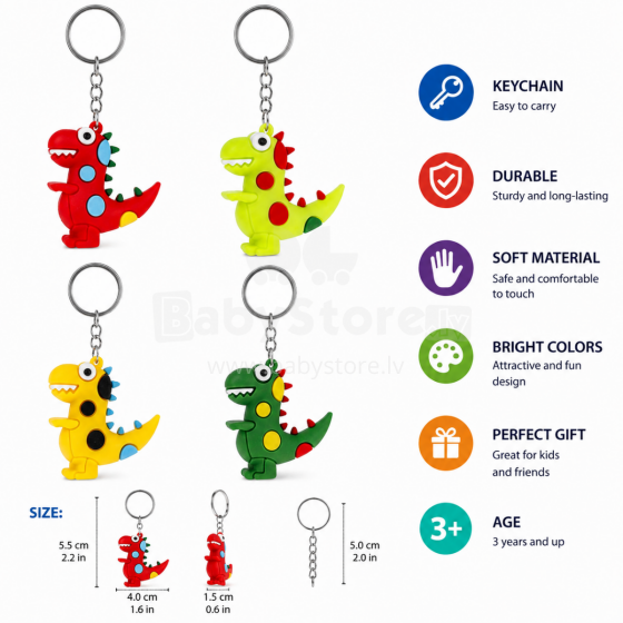 I-Toys Key Chain Dino Art.172783  Dinosauruse võtmehoidja
