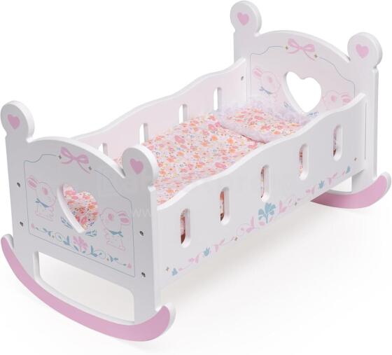 ROBUD puidust nukuvoodi kuni 45 cm nukkudele