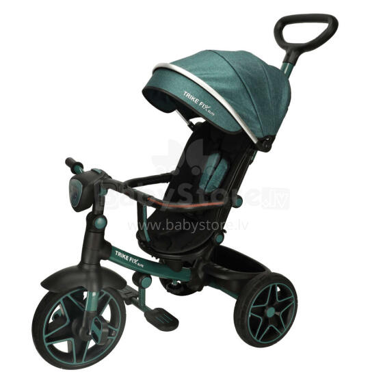 Ikonka Art.KX3883_1 TRIKE FIX Elite kolmerattaline jalgratas roheline
