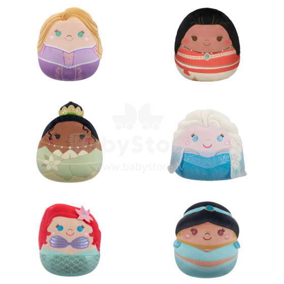 SQUISHMALLOWS DISNEY PRINCESS Pehme mänguasi, 20 cm