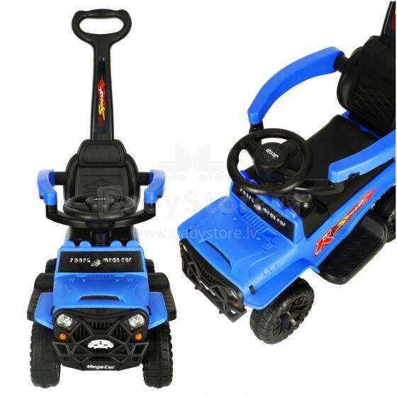 Bebe Basic Kid's Step Car with Parent Handle Art.179725 Laste astmeline auto vanemate käepidemega, sinine
