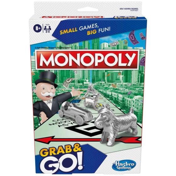 MONOPOLY Reisimäng Grab&Go