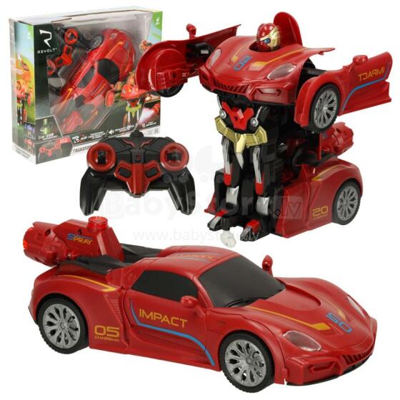 Ikonka Art.KX3666 Transformer robot võidusõiduauto Revolt TRANSFORMING ROBOT RACER