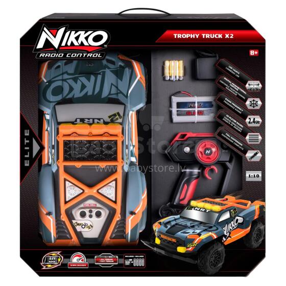 NIKKO Raadio teel juhitav maastur, Elite Trophy X2, skaala 1:10