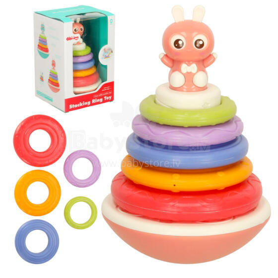 Ikonka Art.KX3595 Sensory torn püramiidi tasakaalustav mänguasi