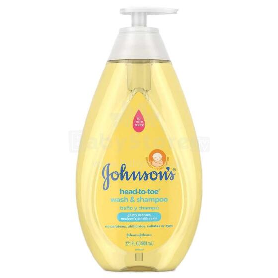 Johnsons Baby Top-To-Toe Wash Gel Art.19755 Vanni- ja dušigeel, 500 ml.