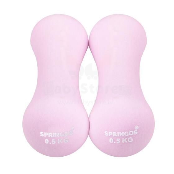 Neopreenhantlid Springos FA1037 2 x 0.5kg