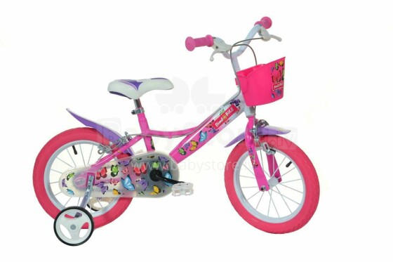 Bike Fun MTB 12 Girl Butterfly 1 Speed Art.77338  Детский велосипед