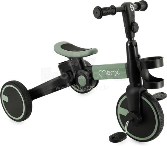 MoMi Filo 3-in-1 Tricycle Art.202894  Transformeeritav laste kolmerattaline jalgratas pedaalidega või ilma, kaaluga kuni 25 kg