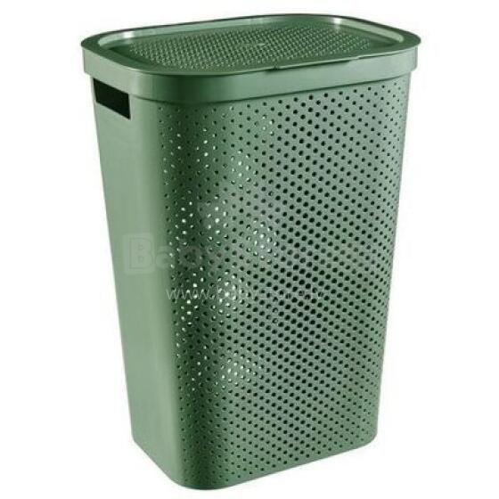 Pesukorv Infinity Recycled 60L 44x35x60cm, roheline