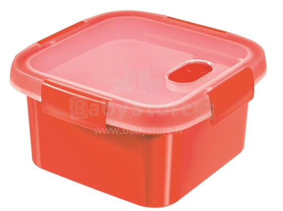 Toidun&otilde;u Steamer Smart Eco Microwave, 16x16x9 cm, punane, 1.1 l