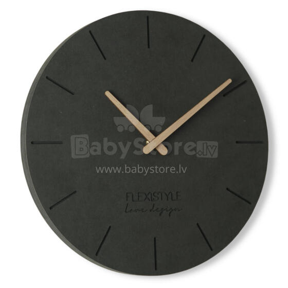 Bebe Basic Clock Black Art.206349 Seinakell, 30 cm, must
