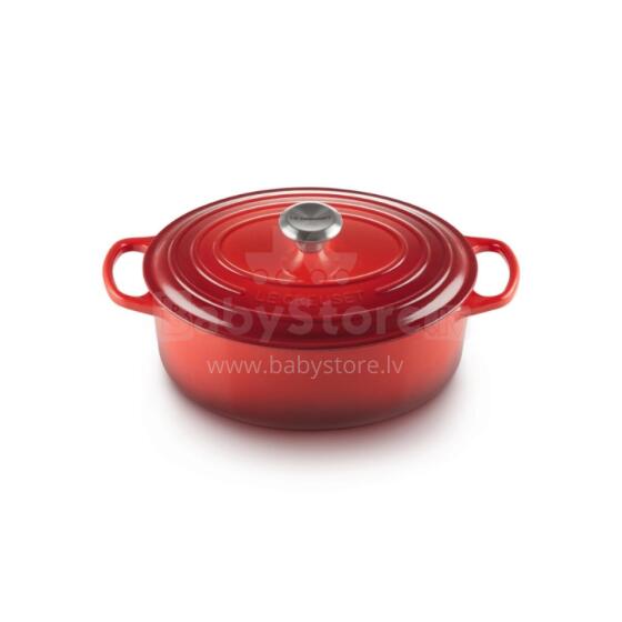 Le Creuset Malmpott ovaalne 27cm / 4,1L punane