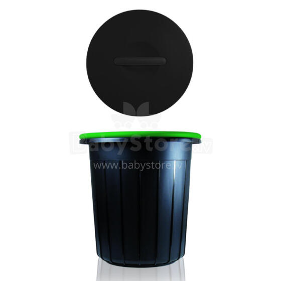 Pr&uuml;gikast Ecosolution 16L 33x33x33,5cm tumehall/roheline