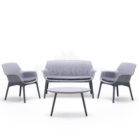 Aiam&ouml;&ouml;bli komplekt Luxor Lounge Set helehall/hall