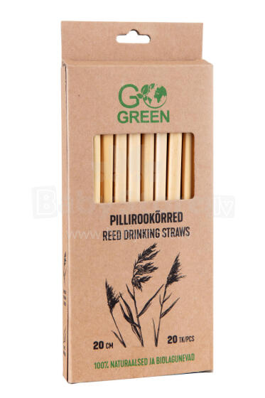 Kompostitavad pillirook&otilde;rred Go Green, 20 tk.
