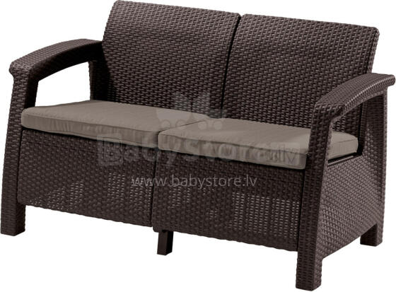 Aiadiivan Corfu Love Seat, pruun