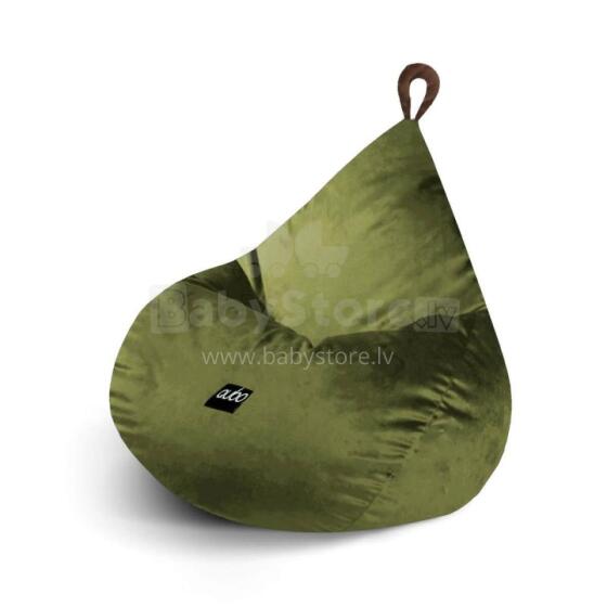 Qubo™ Tiny Drop Olive Fresh Fit  Art.210254  Kids ergonomical chair pouf, soft & cute