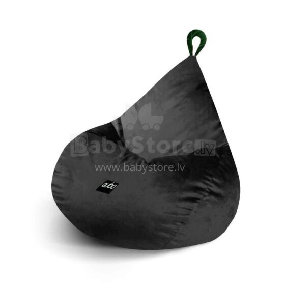Qubo™ Tiny Drop Onyx Fresh Fit  Art.210255  Kids ergonomical chair pouf, soft & cute