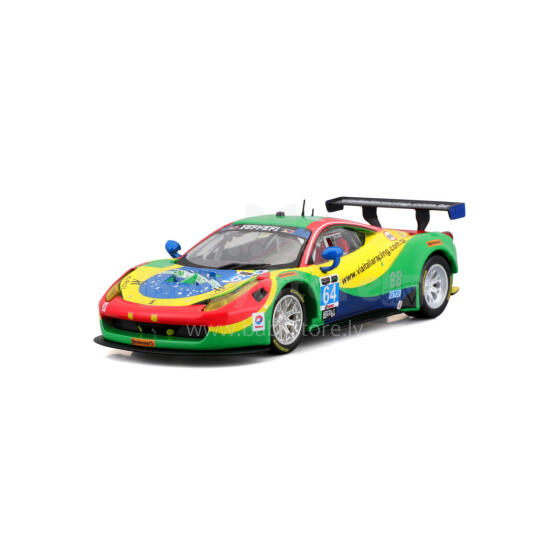 BBURAGO 1:43 Võidusõiduauto mudel Ferrari 458 Italia GT3 2015, 18-36305