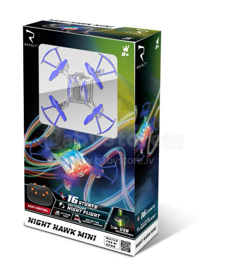 REVOLT RC triki droon Night Hawk Mini, X20T
