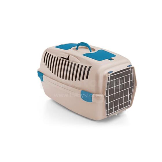 Transpordipuur Gulliver 3 metalluksega 61x40x38cm valge travertiini v&auml;rvi