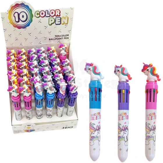 I-Toys Unicorn Art.212513 10 värvi pliiats