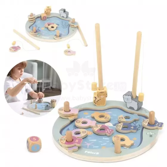 Bebe Basic  Fishing Game Art.213264 Puidust kalapüügimäng