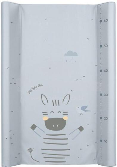Kikkaboo Strong Hard PVC Art.214698 Stripy Friends  Hard changing mat 50x70 cm