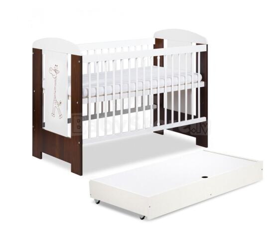 Klups Safari Giraffe Art.21626Baby crib with a drawer