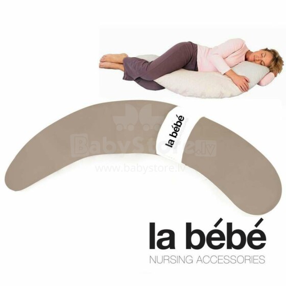 La Bebe™ Pregnancy PIllow Art.22072 Beige Satin
