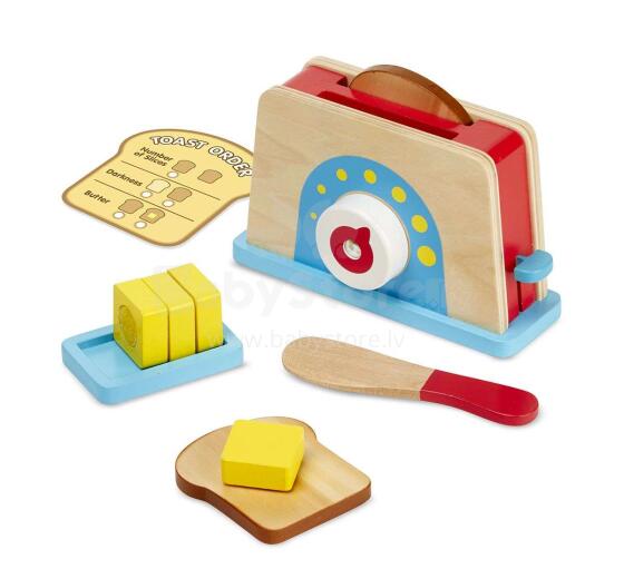 Melissa&Doug Toaster Set Art.19344 Puust röster