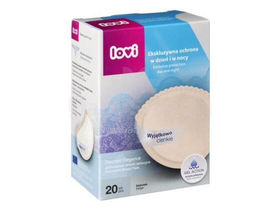 LOVI rinnapadjad Discreet Elegance beež 20tk, 19/610new