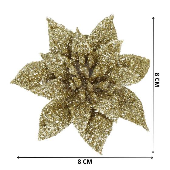 Jõulukaunistus "Poinsettia" Springos CA0725 11x11 cm
