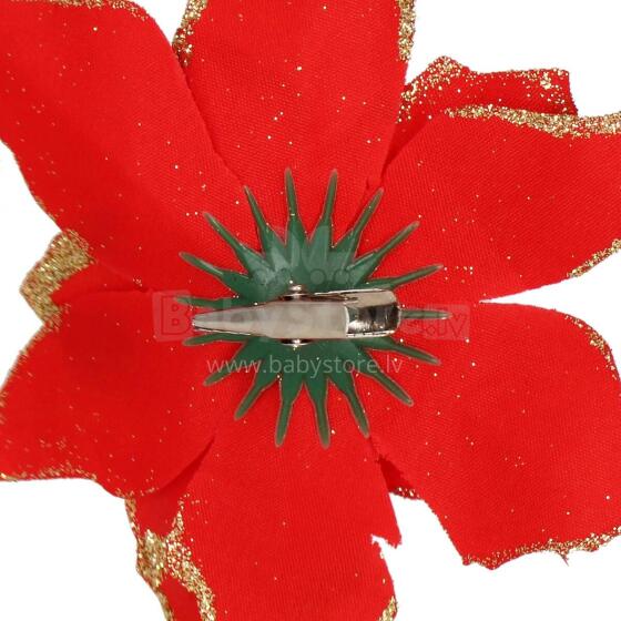 Jõulukaunistus "Poinsettia" Springos CA0732 13x13 cm