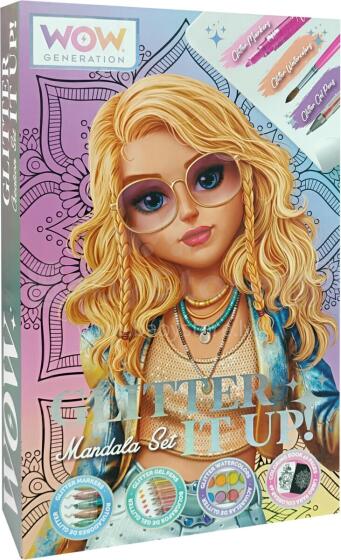 WOW GENERATION värviraamat Mandala Art Kit, WOW00084
